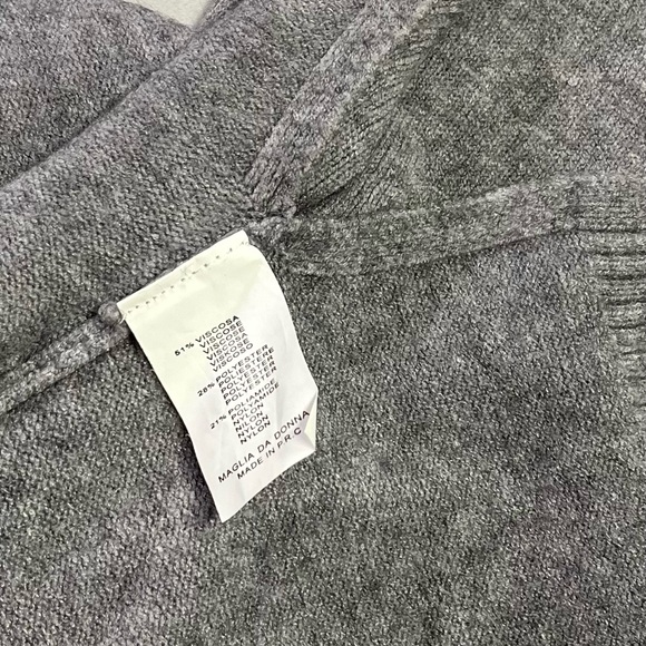 Burberry Women’s Classic Gray Mock Neck  Sweater - Medium - Picture 6 of 8